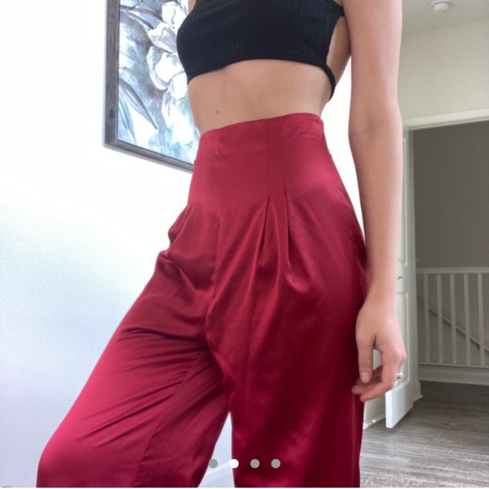 Satin pants - Picture 2 of 4